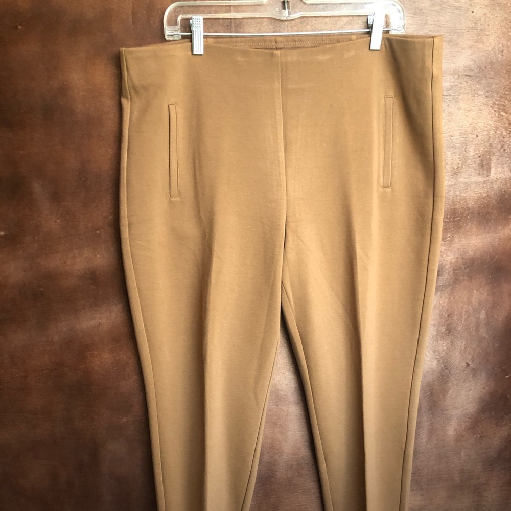 Chico’s camel colored ankle length pants